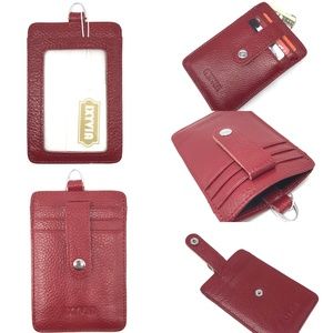 IXYVIA ID Case ,Card Holder With Snap Closure